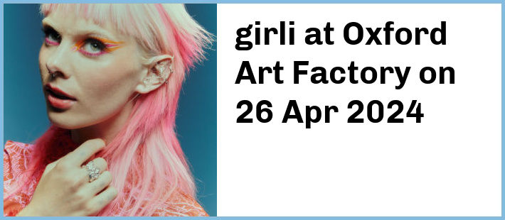 girli at Oxford Art Factory in Sydney