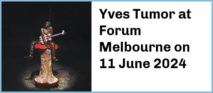 Yves Tumor at Forum Melbourne in Melbourne