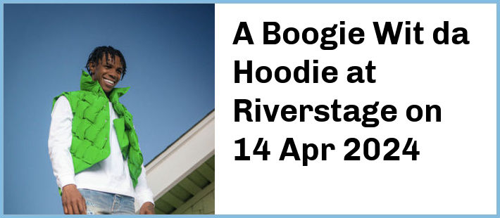 A Boogie Wit da Hoodie at Riverstage in Brisbane