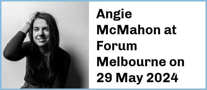 Angie McMahon at Forum Melbourne in Melbourne