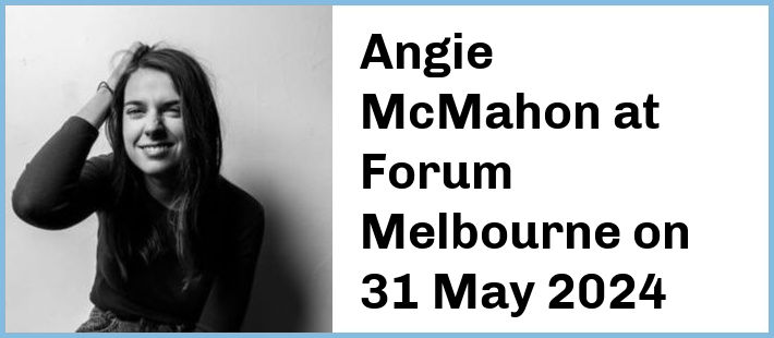 Angie McMahon at Forum Melbourne in Melbourne