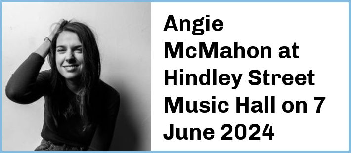 Angie McMahon at Hindley Street Music Hall in Adelaide