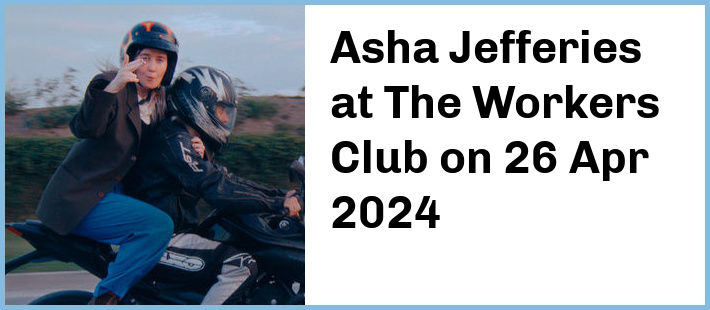 Asha Jefferies at The Workers Club in Fitzroy