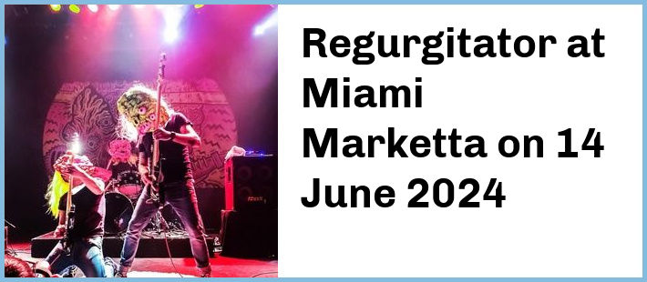 Regurgitator at Miami Marketta in Gold Coast