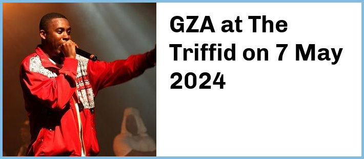 GZA at The Triffid in Newstead