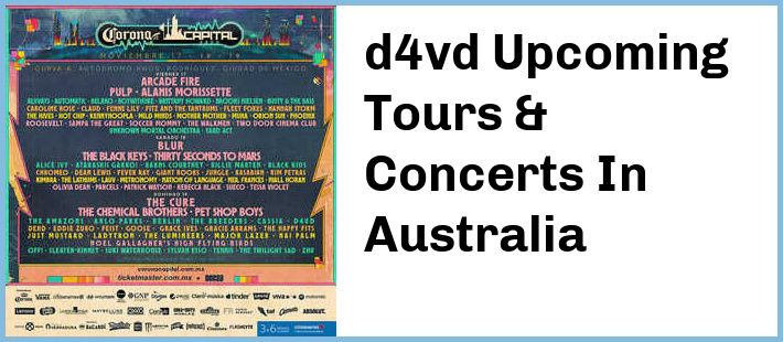 d4vd Upcoming Tours & Concerts In Australia
