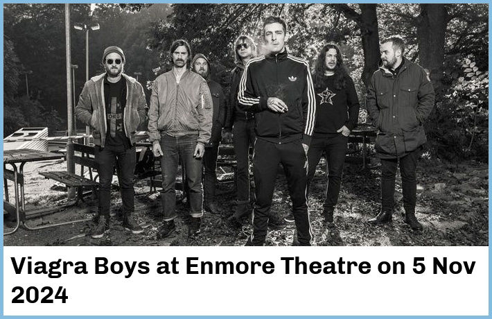 Viagra Boys | Enmore Theatre | 5 Nov 2024