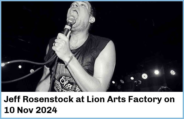 Jeff Rosenstock | Lion Arts Factory | 10 Nov 2024