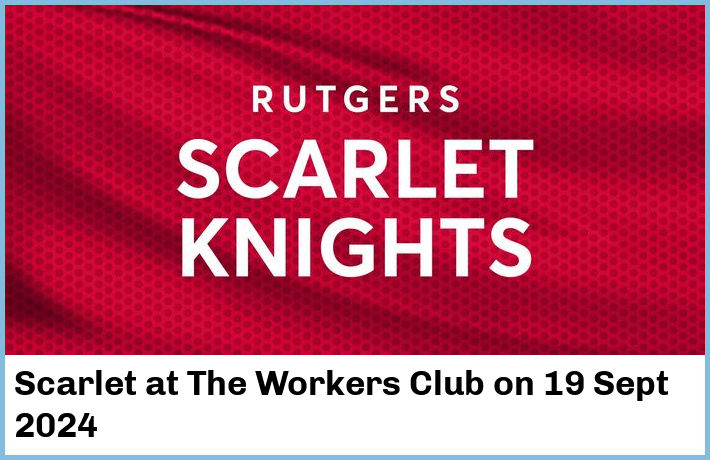 Scarlet | The Workers Club | 19 Sept 2024