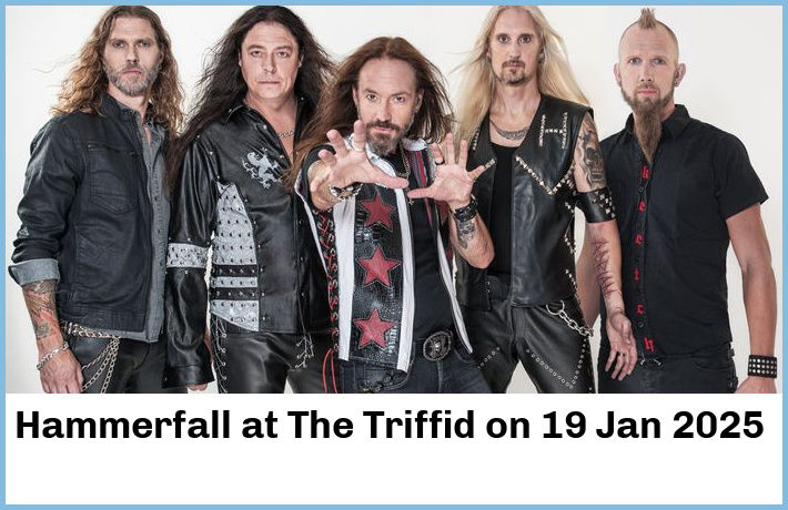 Hammerfall | The Triffid | 19 Jan 2025