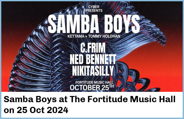 Samba Boys | The Fortitude Music Hall | 25 Oct 2024