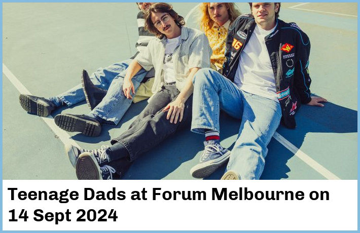 Teenage Dads | Forum Melbourne | 14 Sept 2024