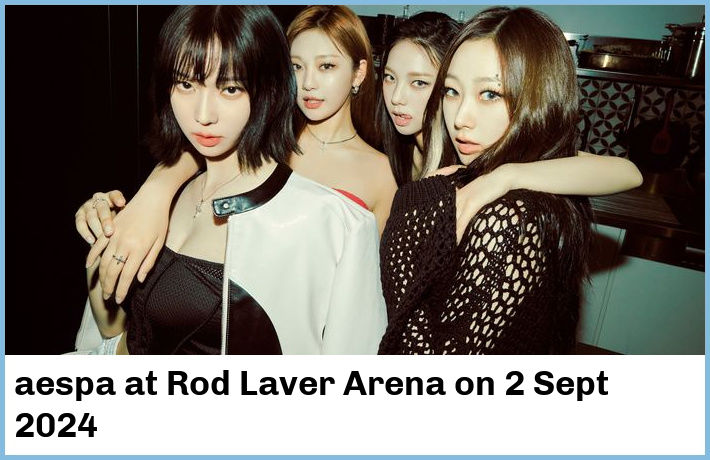 aespa | Rod Laver Arena | 2 Sept 2024