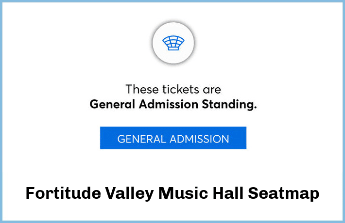 Fortitude Valley Music Hall Seatmap