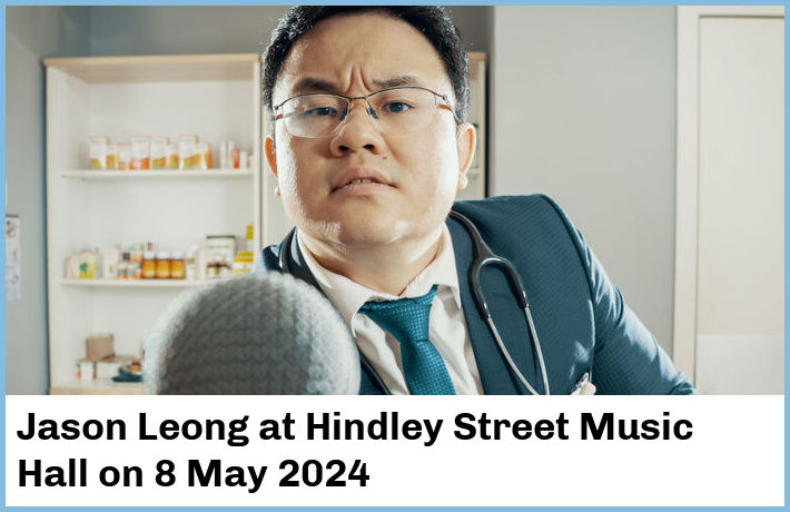 Jason Leong | Hindley Street Music Hall | 8 May 2024