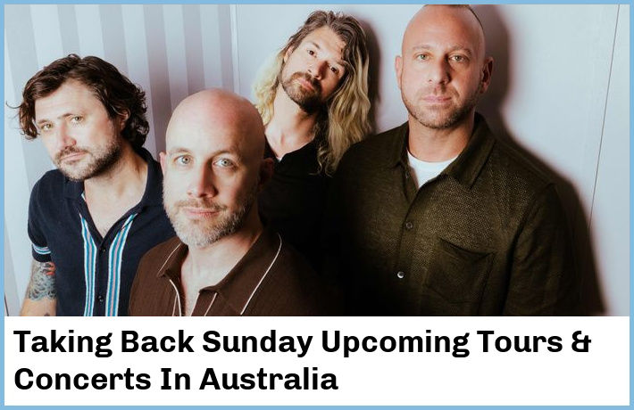 Taking Back Sunday Tickets Australia