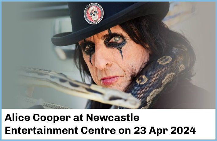 Alice Cooper | Newcastle Entertainment Centre | 23 Apr 2024