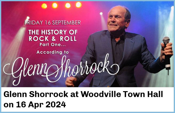 Glenn Shorrock | Woodville Town Hall | 16 Apr 2024