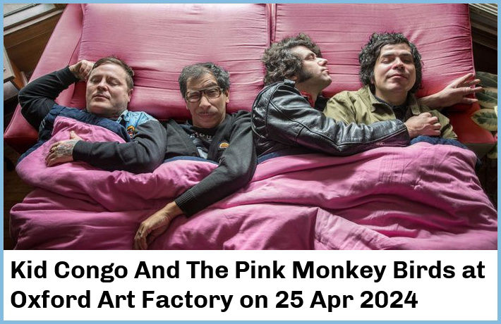 Kid Congo And The Pink Monkey Birds | Oxford Art Factory | 25 Apr 2024