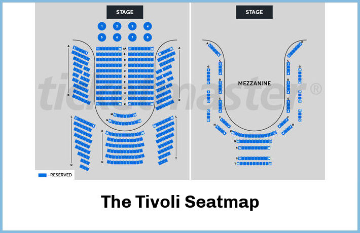 The Tivoli Seatmap