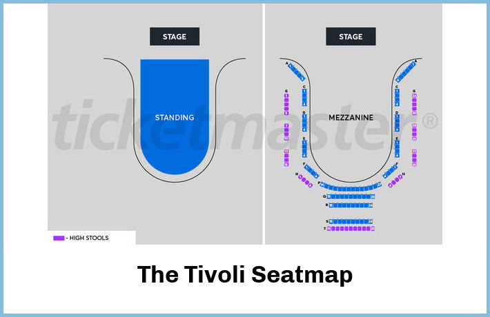 The Tivoli Seatmap