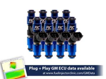Picture of FIC2150cc (240 lbs/hr at OE 58 PSI fuel pressure) FIC Fuel  Injector Clinic Injector Set for LS1 engines (High-Z)