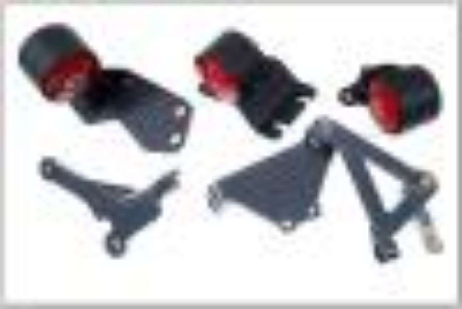 Picture of Innovative 88-91 Civic B-Series Black Steel Mounts 85A Bushings (Cable to Hydro Conversion)