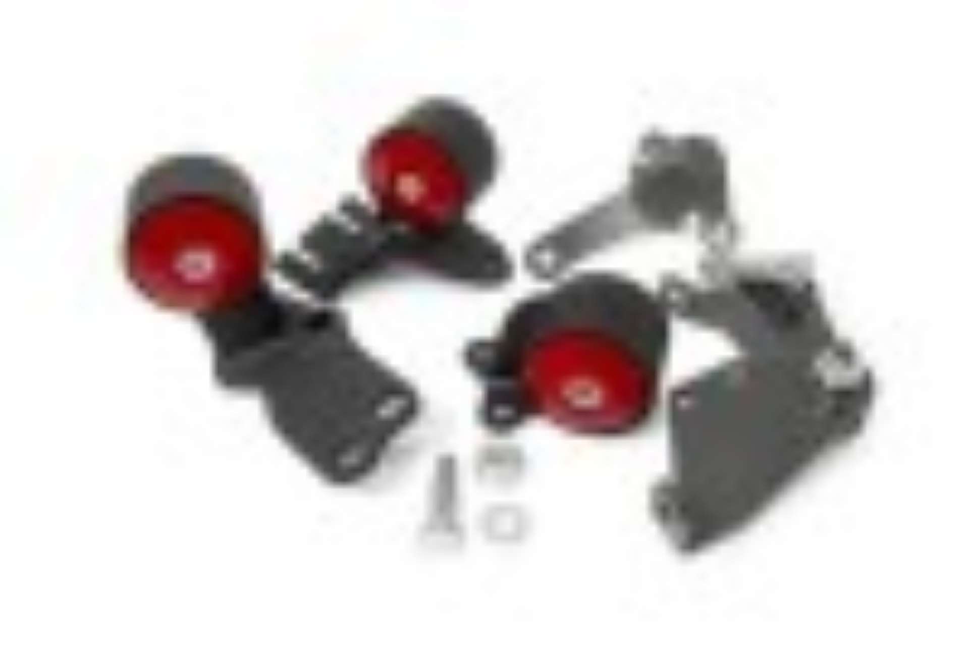 Picture of Innovative 88-91 Civic B-Series Black Steel Mounts 95A Bushings (Cable to Hydro Conversion)