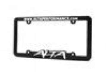 Picture of Alta Plastic License Plate Frame