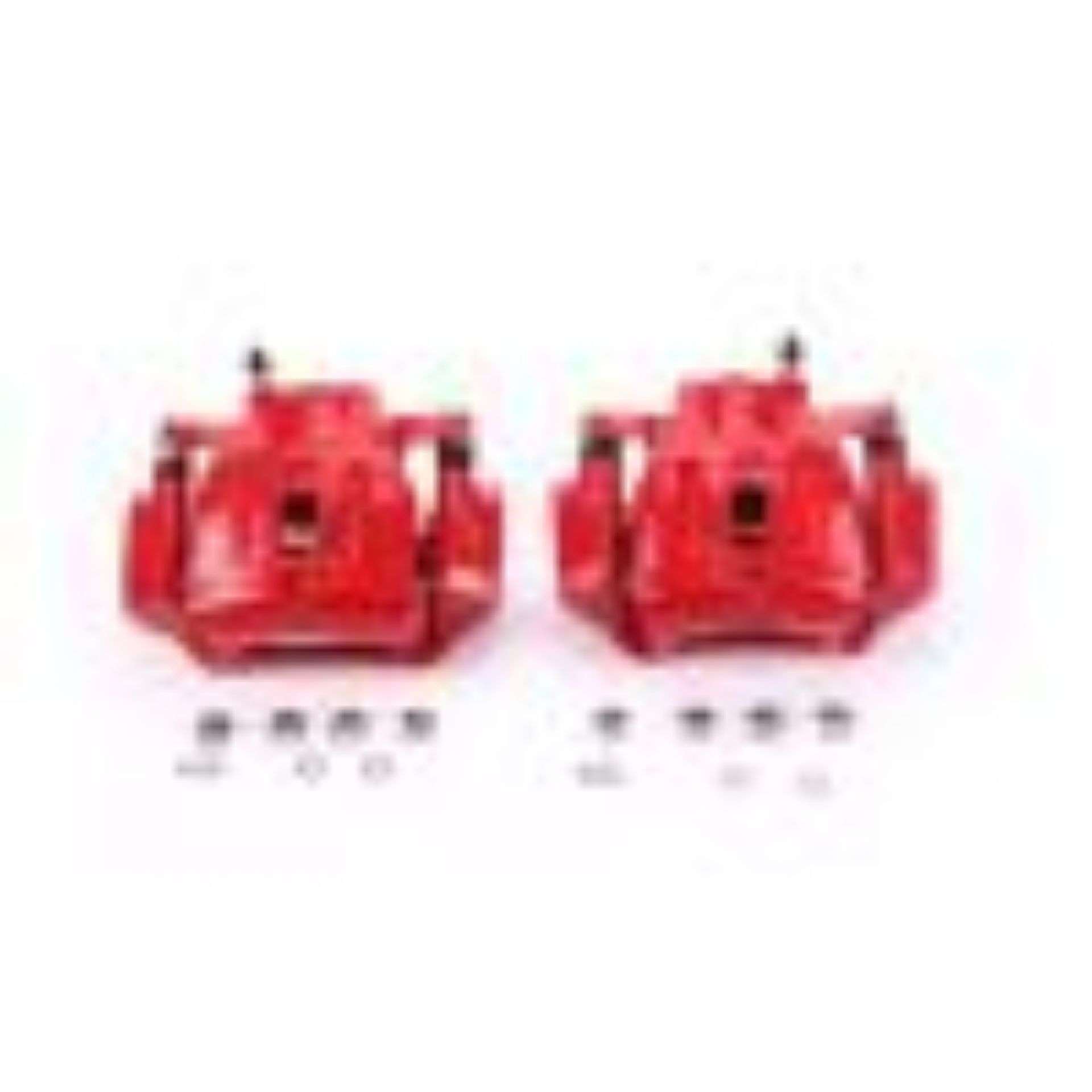 Picture of Power Stop 01-07 Toyota Highlander Front Red Calipers w-Brackets - Pair