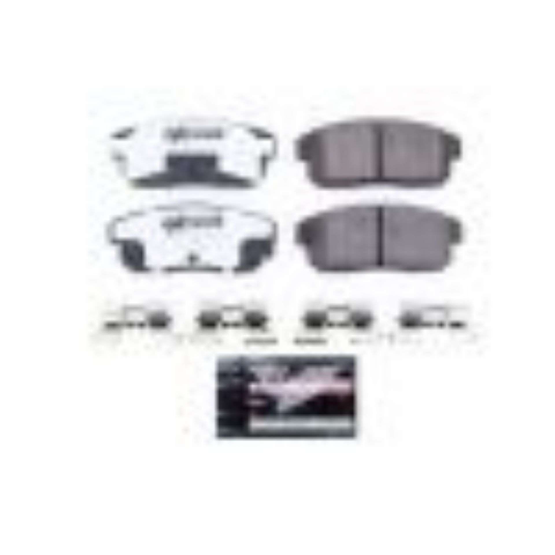 Picture of Power Stop 01-02 Infiniti G20 Rear Z26 Extreme Street Brake Pads w-Hardware