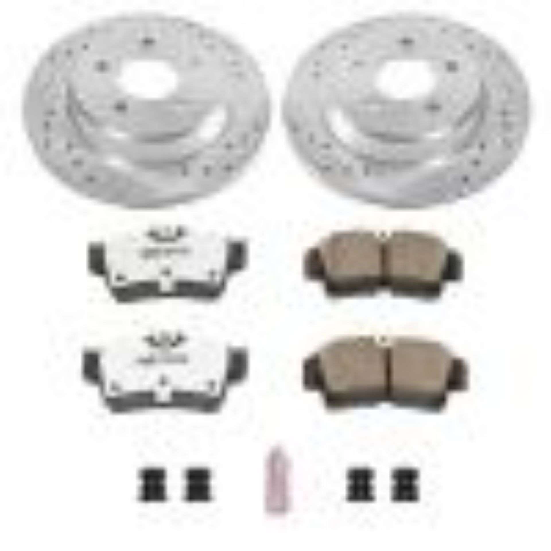 Picture of Power Stop 94-99 Ford Mustang Rear Z26 Street Warrior Brake Kit