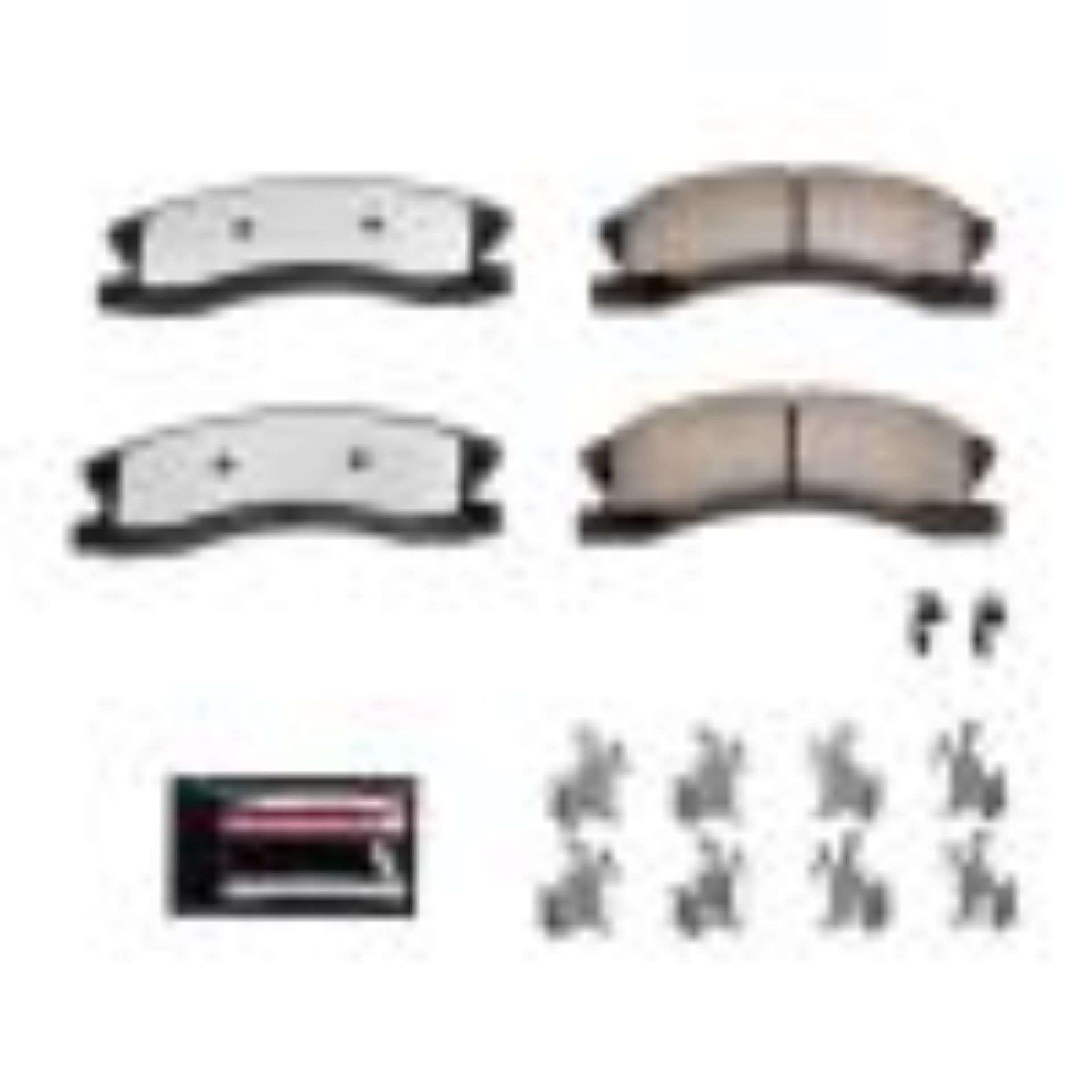 Picture of Power Stop 99-04 Jeep Grand Cherokee Front Z36 Truck & Tow Brake Pads w-Hardware