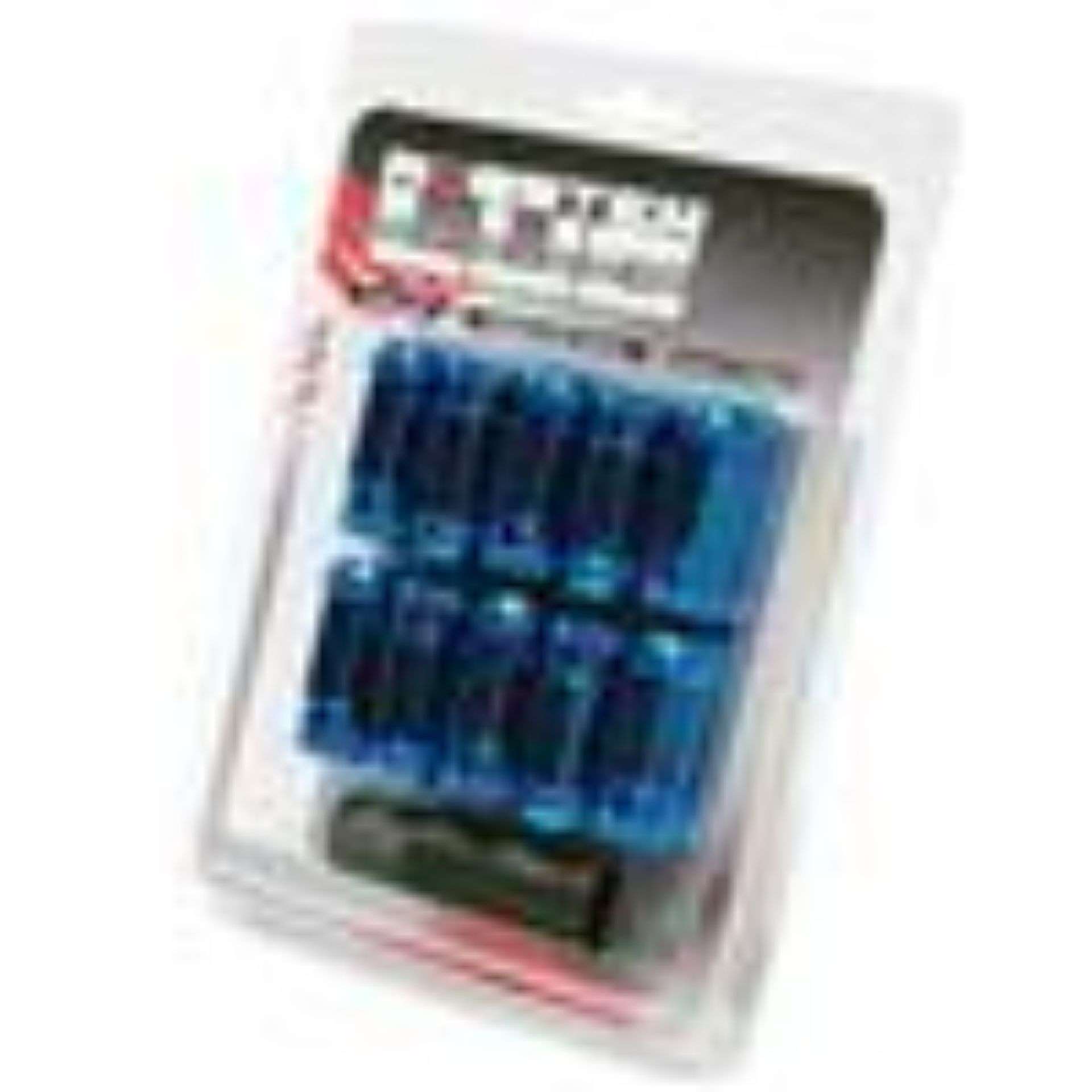 Picture of Wheel Mate Monster Open End Lug Nut Set of 20 - Blue 14x1-50