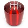 Picture of Raceseng Ashiko Shift Knob (Gate 3 Engraving) M10x1.5mm Adapter - Red Translucent