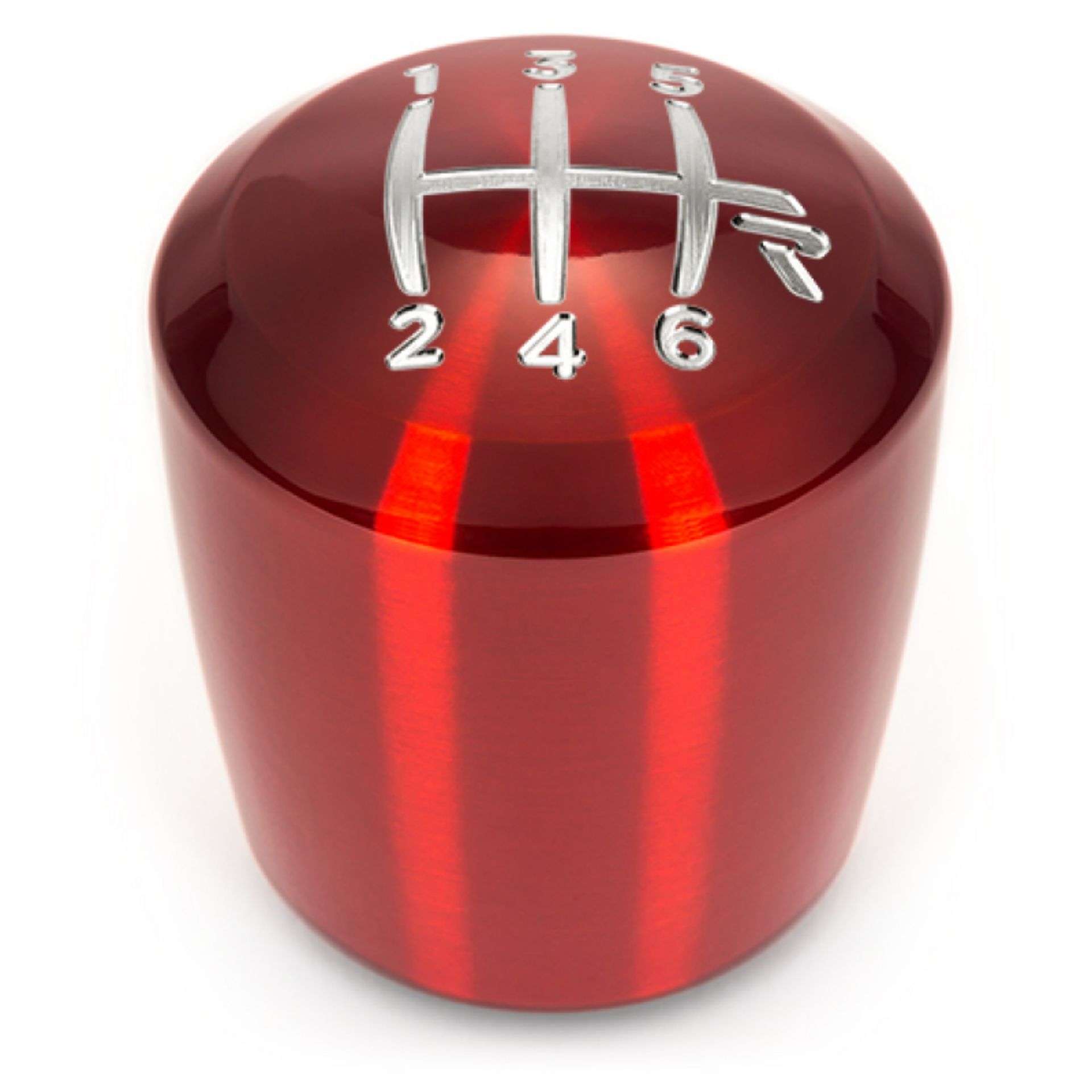 Picture of Raceseng Ashiko Shift Knob (Gate 3 Engraving) M10x1.25mm Adapter - Red Translucent