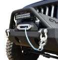 Picture of DV8 Offroad 07-18 Jeep Wrangler JK/JL FS-15 Steel Stubby Front Bumper w/ Fog Lights