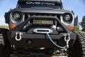 Picture of DV8 Offroad 07-18 Jeep Wrangler JK/JL FS-15 Steel Stubby Front Bumper w/ Fog Lights