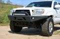 Picture of DV8 Offroad 05-15 Toyota Tacoma Front Bumper Winch Ready - Black Powdercoat