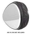 Picture of K&N Air Filter Wrap Black Oval for Harley Davidson 91-97 Sportster/Glide/Softail/Fat Boy/Low Rider