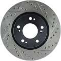 Picture of StopTech 06-09 Mitsubishi Eclipse (Exc Turbo)/04-09 Galant Slotted & Drilled Left Front Rotor