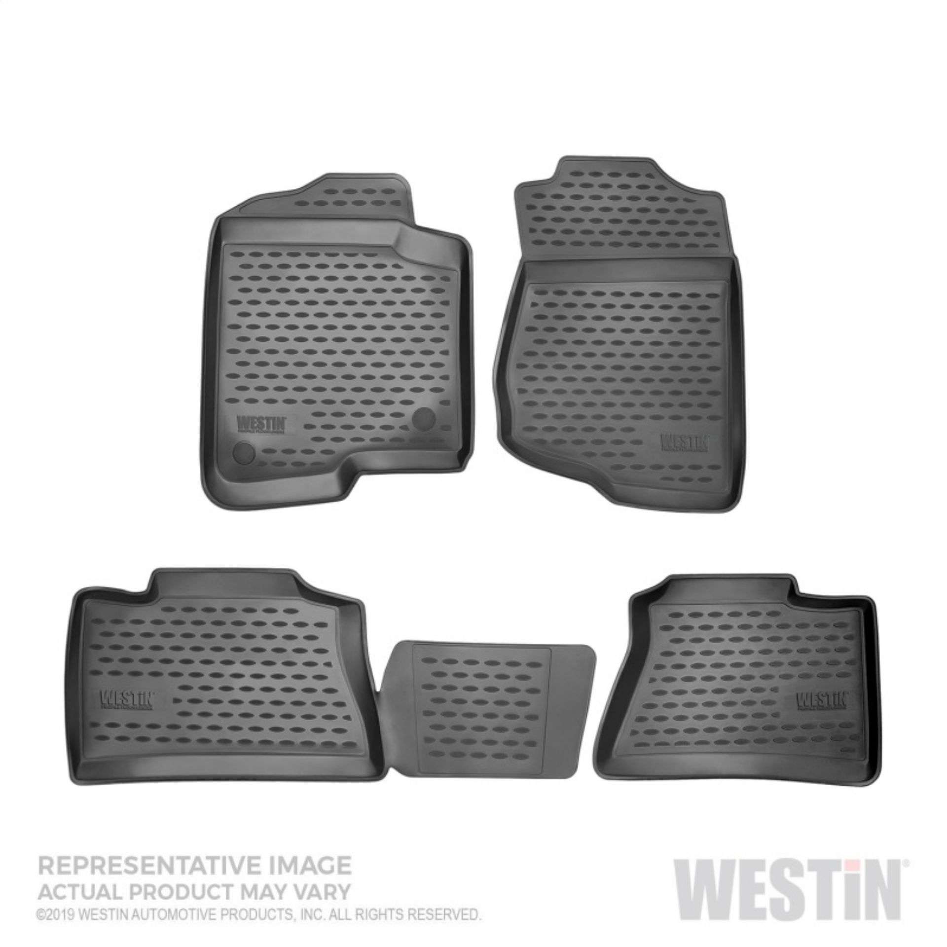 Picture of Westin 12-18 Ford Focus (Excl RS) Profile Floor Liners 4pc - Black