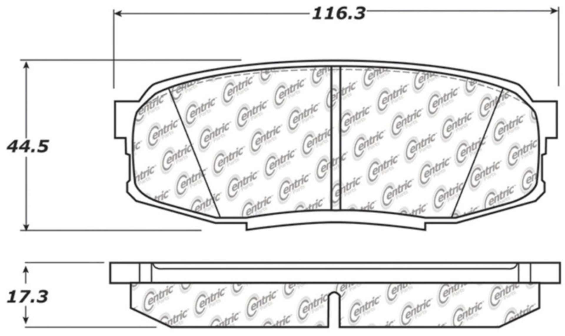 Picture of StopTech 2008 Lexus LX570 Rear Truck & SUV Brake Pad