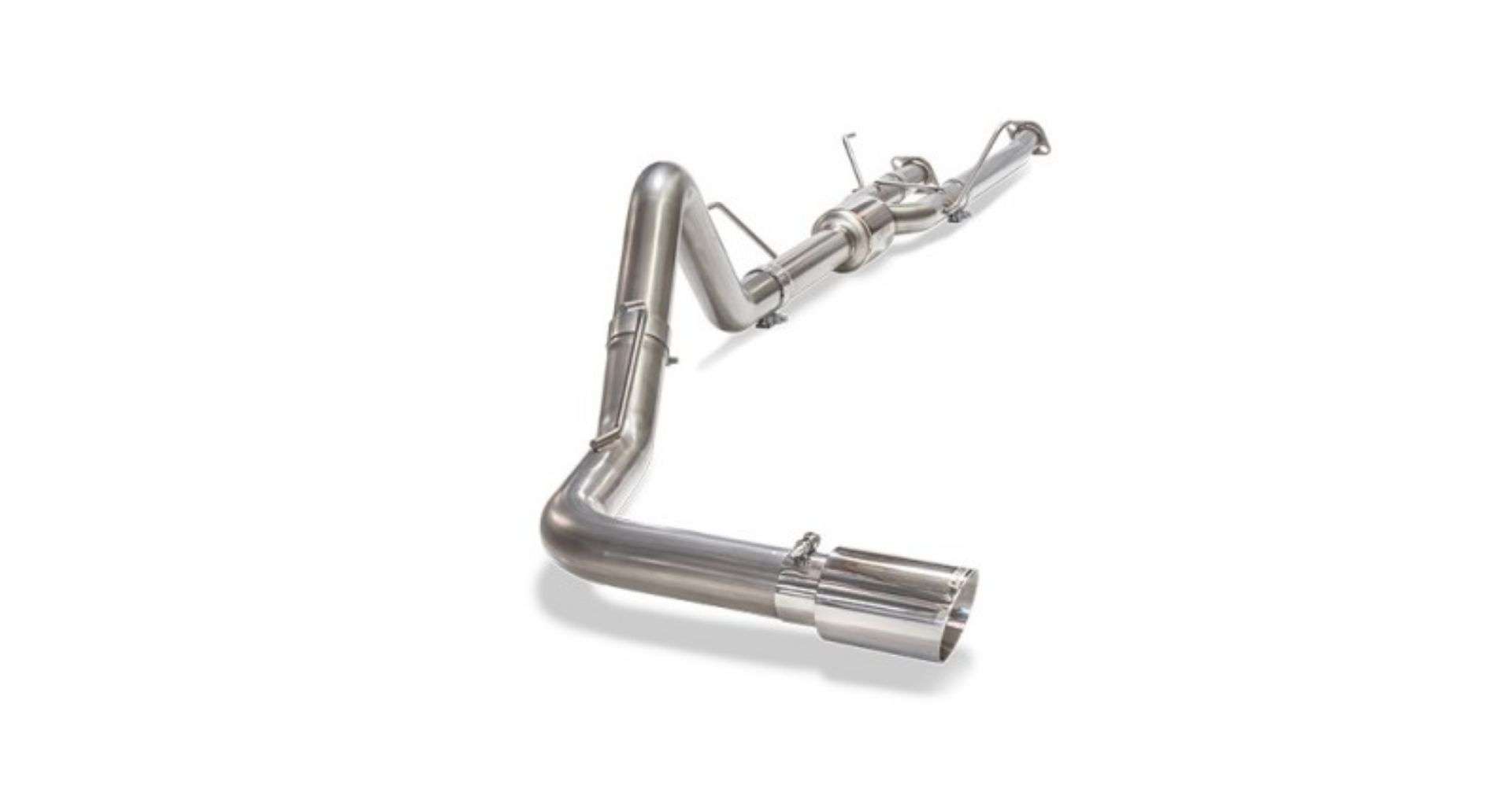 Picture of Carven 14-19 Toyota Tundra 5.7L (EC/Crew Max) Competitor Series CB w/4in. Tip - Polished Stainless