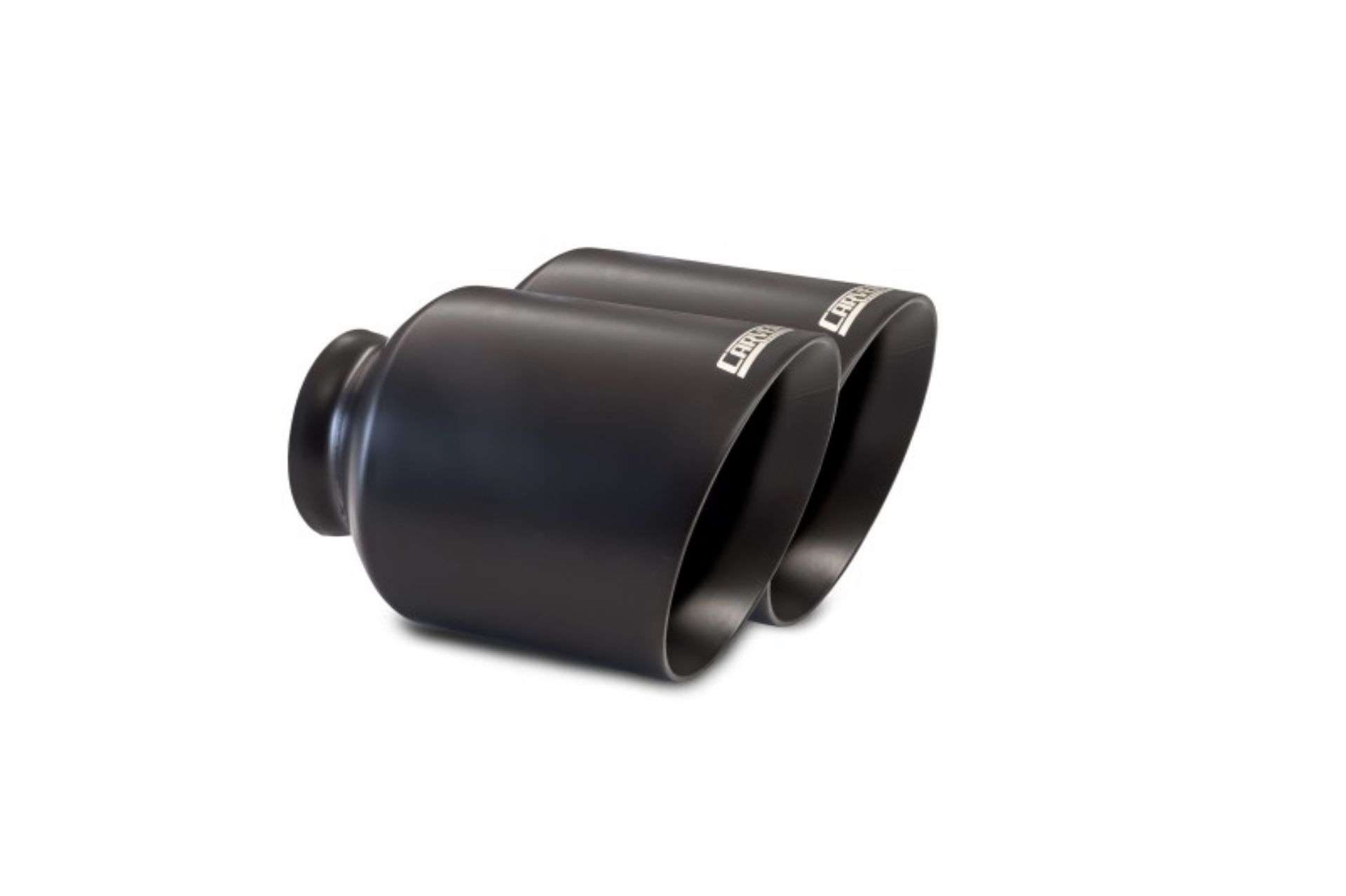 Picture of Carven 15-20 Dodge Charger V8 5.7L/6.2L/6.4L 5in. Exhaust Tip Replacement Set 304SS - Ceramic Black