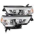 Picture of AlphaRex 14-20 Toyota 4Runner LUXX LED Proj Headlights Plank Style Chrome w/Activ Light/Seq Signal