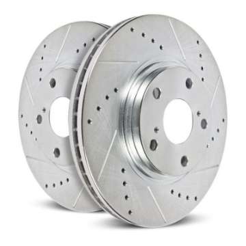 Picture of Power Stop 00-05 Ford Excursion Rear Evolution Drilled & Slotted Rotors - Pair