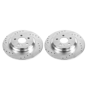 Picture of Power Stop 00-03 Mercedes-Benz ML55 AMG Rear Evolution Drilled & Slotted Rotors - Pair