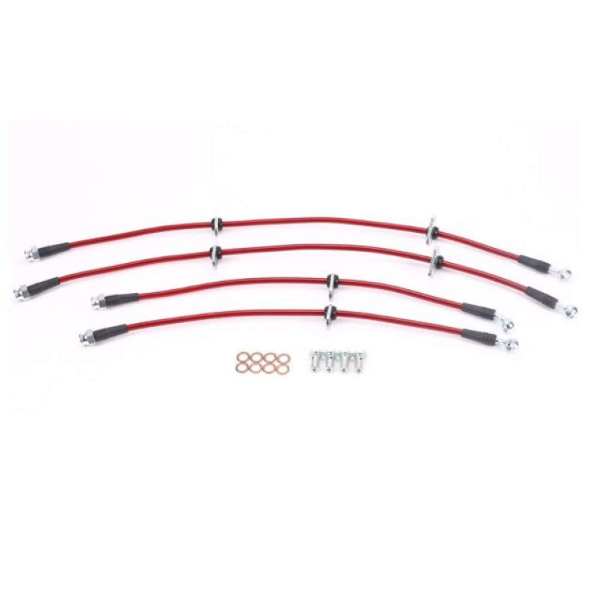 Picture of Power Stop 97-01 Acura Integra Front & Rear SS Braided Brake Hose Kit