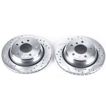 Picture of Power Stop 01-03 BMW 525i Rear Evolution Drilled & Slotted Rotors - Pair